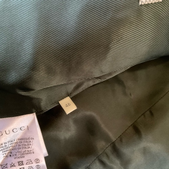 Gucci Made In Italy Mohair Wool Double Breasted Wrap Pleated Skirt Suit 46/44 - Picture 9 of 15